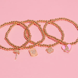 Charmed stackable bracelets